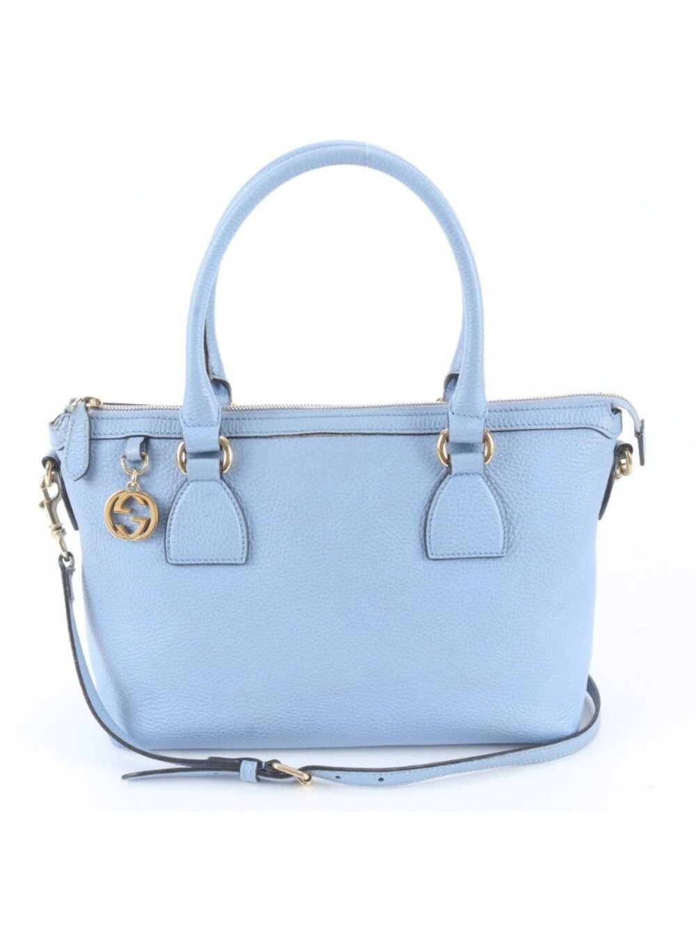 Gucci Interlocking G Leather 2-Way Shoulder Bag